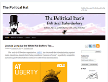 Tablet Screenshot of politicalhat.com